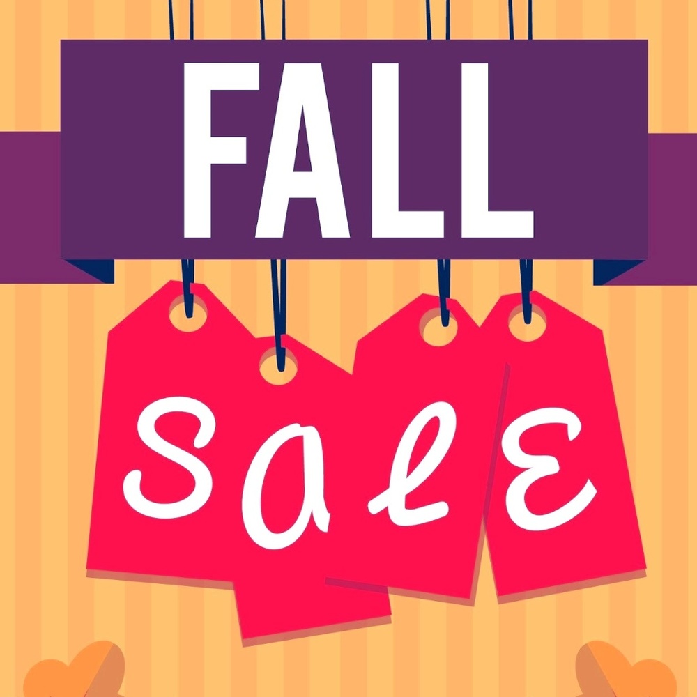 FALL SALE - Get ready for autumn!